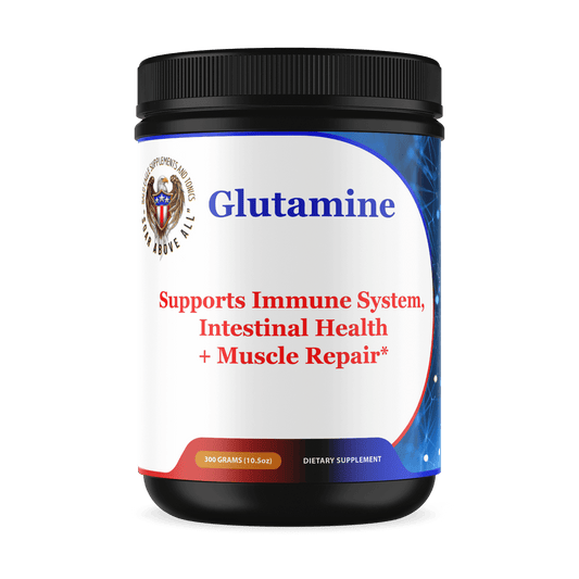 Glutamina – Apoia o Sistema Imunológico, Saúde Intestinal + Reparação Muscular